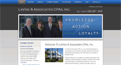 Desktop Screenshot of lavine-cpas.com